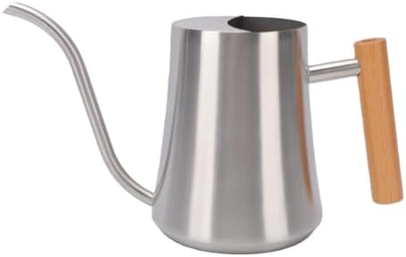 Aramox Small Metal Watering Can 1L with Long Spout for Indoor Plants Bonsai Hanging Potted House Garden Flower (Sanding 1L) - Image 6