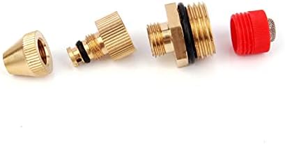 Xiaochen Garden Hose Sprinkler 1-50 1/2 Inch Male Threaded Brass Nozzle Atomizing Atomizing Nozzle Garden Lawn Adjustable Metal Nozzle (Color : 10pcs) - Image 3