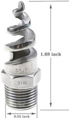 Beduan 1/4 Male Spiral Cone Atomization Nozzle 316SS Atomized Sprayer 20PCS - Image 2