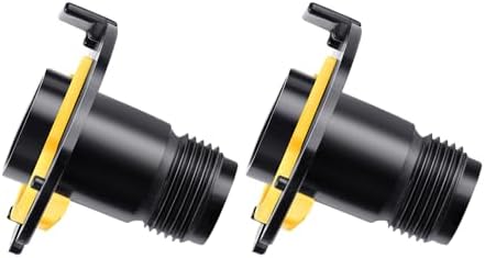 2Pcs Hose Reel Inlet Connectors with Yellow Retainer Clip Part - Image 7