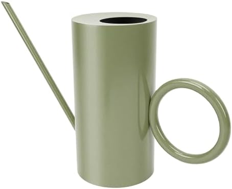 Dpofirs No Spills Watering Can for Indoor Gardening | Stainless Steel Long Spout 33.5cm Pot for Succulents (Green) - Image 4