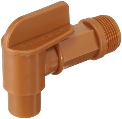 PATIKIL 2" Plastic Spigot Faucet, 10 Packs Barrel Faucet Durable Polyethylene Material Replacement Spigot for 15/30/50 Gallon Plastic & Steel Drum, Brown - Image 5