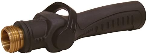 Dramm One Touch Durable Valve with One Touch Thumb Controlled On/Off Valve, Full Water Flow and Heavy Duty Construction, Black by DRAMM