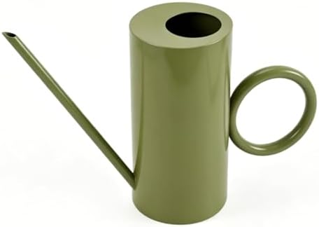 YUYTE Stainless Steel Watering Can 1.5L with Long Spout and Ergonomic Handle for Indoor Plant Watering by YUYTE