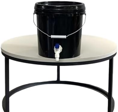 Rain Barrel Spigot Kit Portable Rain Barrel Water Catcher Container with Spigots and Screen 2 6 Gallon Capacity (Black) - Image 2