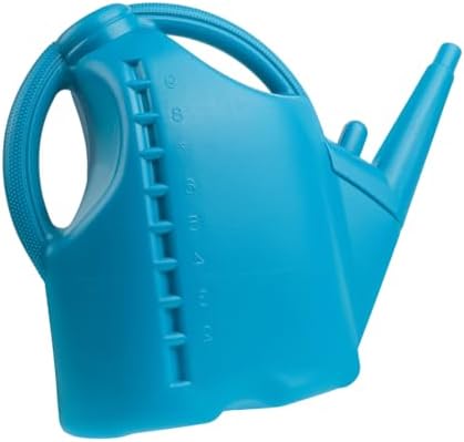 Long Mouth Watering Can 10L Plastic Blue with Precise Watering by Yardenfun