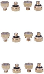 BESPORTBLE 90pcs Brass Atomizing Nozzle for Outdoor Cooling System Leak Misting Sprayer for Landscaping and Humidification Efficient Water and Energy Saving by BESPORTBLE