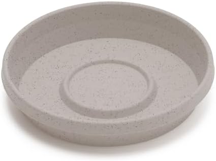 Bloem Terra Plastic Saucer Tray for 24" Terra Planter, Vanilla Bean, 2-Pack - Image 4