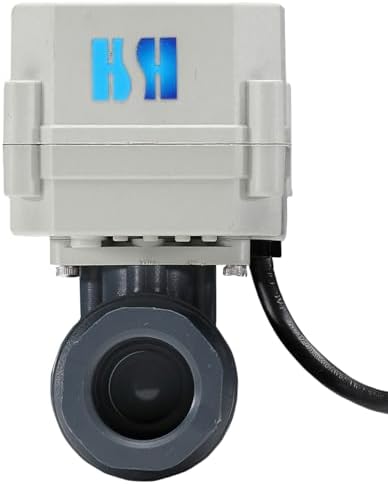 1/2" 3/4" 1" 110-230VAC Normally Closed/Open CF8/Stainless Steel 304 Motorized Electrical Ball Valve With U.S. Plug (3/4 inch Plastic, Normally Closed) - Image 2