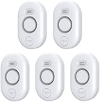 Water Leak Detector Sensor Alarm: Water Flooding Monitor for Home Adjustable Wet Moisture Alert Smart Sink Overflow Monitoring Pipe Leakage Drip Detection Warning for Basement Floor (5*Sensor) by METAK