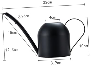 Generic Stainless Steel Watering Can with Long Spout for Indoor and Outdoor Plants Metal Watering Kettle for Houseplants and Garden Use Practical Gardening Tool - Image 2