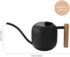 DOITOOL Watering Kettle Watering Spray Bottle Spray Bottle for Plants Plant Watering Pot Plant Spray Bottle Gardening Spray Kettle Sprinkle Water Watering Can Wooden Handle - Image 3