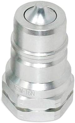 Summit Hydraulics 1” Agricultural Hydraulic Quick Connect Pioneer Style Coupler Set, ISO 5675, 1” NPT Thread - Image 3