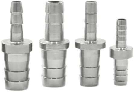Hose Connector 10pcs 304 Stainless Steel 2 Way Barbed Pipe Fitting Reducer Straight Connector Pagoda Joint Hose Barb, for Home Garden Hose Connectors Accessories(16mm - 22mm) - Image 6