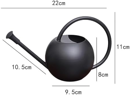 12 oz/350 ml Plant Watering Can, Rustproof Decorative Metal Indoor Watering Cans for House Plants with Long Spout,Small Durable Modern Water Can for Plants for Outdoor Flower Garden Gardening - Image 2