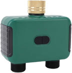 Bewinner Smart Dual Zone Water Timer, WiFi Outdoor Sprinkler Controller with 2 Outlets, Tuya App Support, IP55 Garden Hose Timer, G3/4" Brass Inlet, LCD Display for Irrigation by Bewinner