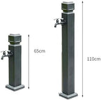 Antifreeze Garden Faucet, Freestanding Hose Stand with Brass Faucet, Weatherproof Water Column for Car Washing and Watering, 110cm Kit, Durable Yard Hydrant - Image 2