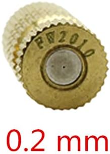 Gardening Irrigation Dripper Brass High Pressure Mist Cooling Nozzle with External Thread Garden Tools and Equipment Industrial Cooling System 1 Piece (Color : 0.2mm) - Image 2