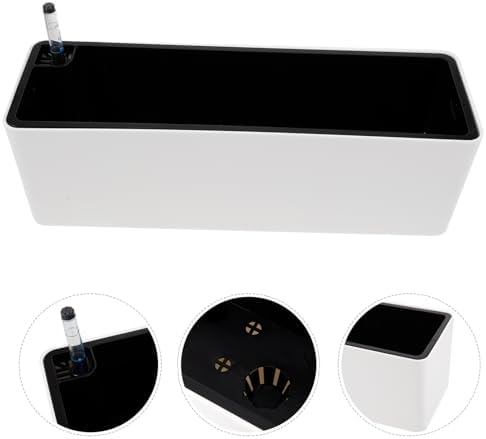 Happyyami 1set Self-Watering Flower Pot Base Automatic Indoor Planter for and Vegetables Design Water Level Indicator for Home and Balcony Gardening - Image 3