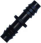 Kitchen Garden Hose Irrigation 8/11 Straight Barb Hose Connector 8/11 Drip Irrigation Barbed Double Tee Connector 3/8" Irrigation Connection Barbed/Black/3/8'' - Image 2