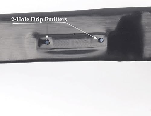 1pcs 16mm 2-Hole Irrigation Drip Tape, for Greenhouse Under Film Irrigation Drip Hose Micro Irrigation System Streamline Soaker Hose 5~50m (Color : Space 400mm, Size : 50meters (164ft)) - Image 3