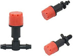 Gardening Watering System Tools 50-300pcs Garden Adjustable Nozzle with T-Shaped Barb Connector for Drip Irrigation Watering Sprinkler Drip Tip Dripper Flowerbed (Color : A x 300pcs) - Image 7