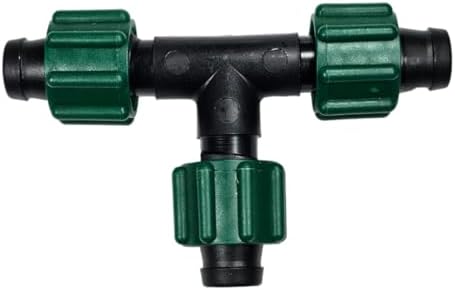 USA MADE - Irritec Tape Loc Fittings for 5/8" Drip Tape | Couplers, Tees, Elbows A1-T5 | Drip Irrigation Fittings | Long-term Leak-Free Connection (Tape Loc Tee, 25) by DripWorks