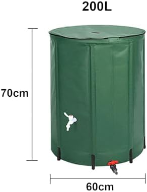 Foldable Water Storage Barrel Rainwater Collection Barrel with Spigot for Garden Water Catcher, Camping Emergency Water Storage Bladder(200L) - Image 7