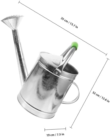 Vintage Stainless Steel Garden Watering Kettle 5l Silver for Bonsai Xmas - Image 2