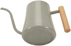 SIXRUN Stainless Steel Watering Can 1L with Long Spout Wood Handle for Indoor Plant Watering (Gray) - Image 7