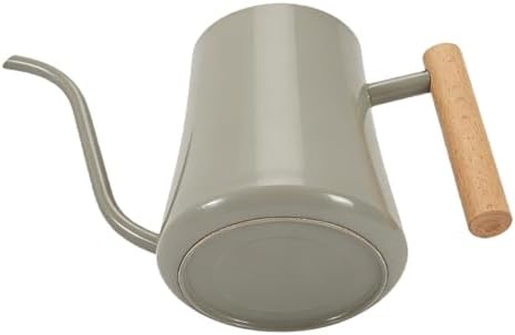 Pssopp Watering Can for Indoor Plants, 1L Stainless Steel Watering Can with Long Spout and Wood Handle, Controlled Pour Easy Refill for Houseplants Bonsai Home Gardeners (Gray) - Image 7