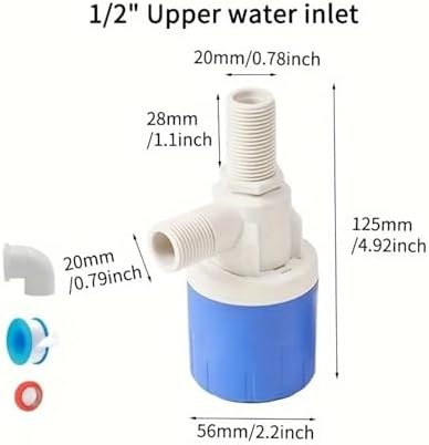 water level control valve Fully Automatic Water Level Control Float Valve, Shut-Off Mini, No Electricity Required, Controller(1/2,Side Water Inflow) - Image 4