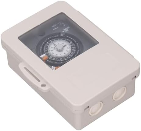 Fabater Mechanical Timer Switch IP53 Rainproof 24H Cycle Time Relay 30A 250VAC 100-240VAC for Water Heater Street Light Irrigation - Image 5