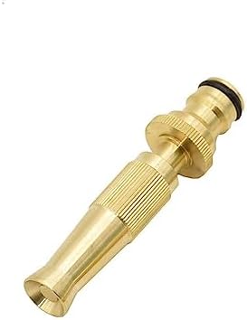 1pcs Garden Irrigation Spray Gun Adjustable Brass Sprinkler Garden Hose Nozzle Car Wash Lawn Watering Water Gun Gardening Tools(02) by Unknown
