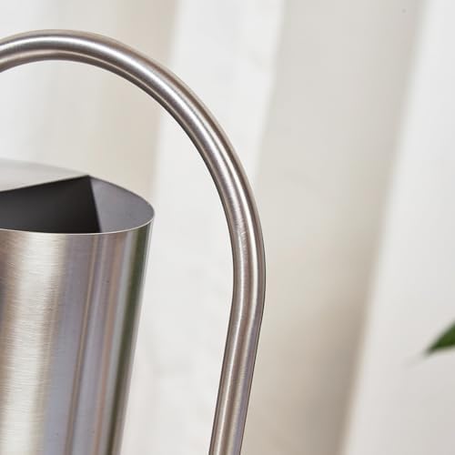 Watering Can for Indoor Plants, 50 oz/1.5L Stainless Steel Watering Can Pot with Long Spout, Garden Watering Cans with Comfortable Handle for Indoor House Plants Bonsai Flower Decorative - Image 5