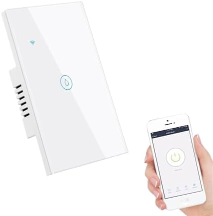 Switch Water Heater on/Off Voice Control Touch Timer(703US-White) by Unknown