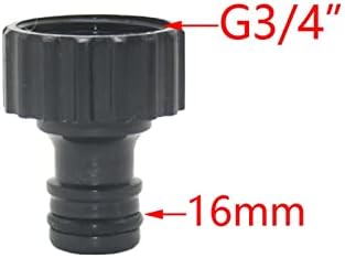 Hose Connector Adapter Garden Quick Coupling 1/2 3/4 1 Inch Female To 5/8 Inch Faucet Quick Coupling Adapter Car Wash Water Gun Accessories 50 Pieces (Color : US) - Image 3