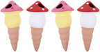 4pcs Mushroom Shape Self Watering Spikes for Indoor Plants Terracotta Watering Stakes Plant Waterer Tool Set Automatic Drip Irrigation for Flower Pots and Garden Use Random Color by HAKIDZEL