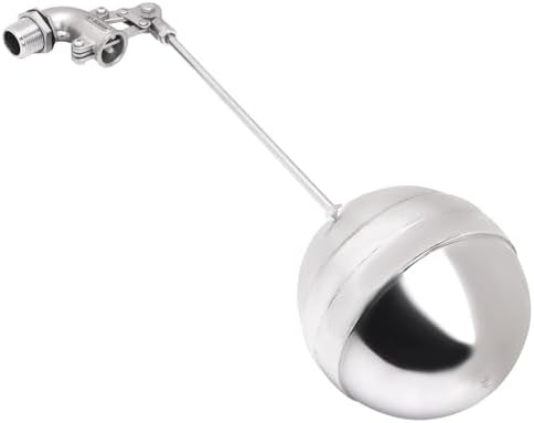 Adjustable Float Ball Valves - 3/4" NPT Male Thread Stainless Steel 304 Elbow Flow Control Float Valve for Automatic Water Level Control Tank Pond Water Tower - Image 2