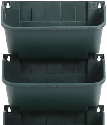 Self-Watering Wall-Mounted Planter, 18 Pots Wall Mounted Plastic Plant Grow Pot Vertical Garden Planter with Intelligent Control & Adjustable Irrigation System for Indoor Outdoor (Green, 18 Pots) - Image 7