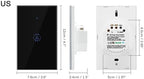 20A 90V-250VAC Wifi Boiler Smart Switch Water Heater Switches Voice Remote Control Touch Panel Timer Work Accessory Parts US - Image 4