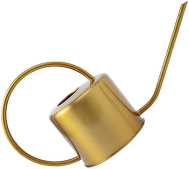 BESPORTBLE Brass Watering Can with Long Spout 1300Ml Stainless Steel Indoor Outdoor Garden Flower Sprayer Pot for Plants and Bonsai Care by BESPORTBLE