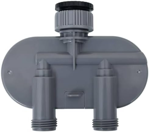 Dual Outlet Water Timer for Garden Irrigation, Automatic Watering System for Lawn and Plant Care, Programmable Hose Faucet Controller with 2 Separate Ball Valves - Image 5