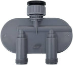 Dual Outlet Water Timer for Garden Irrigation, Automatic Watering System for Lawn and Plant Care, Programmable Hose Faucet Controller with 2 Separate Ball Valves - Image 5