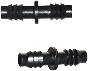 Hose Connector 3/8" 2-Way Barbed Water Hose Connector, Straight Connector with Barb, for Garden Drip Irrigation 8/11mm Hose, 250 Pieces of Fittings (Color : Black) - Image 7