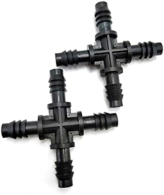Hose Fittings Hose Adapters 10 Pieces of Miniature Drip Irrigation Hose Barbs All 8/11 Mm Pipe Cross Connectors for Irrigation Pipes Hose Connector IT068 - Image 4