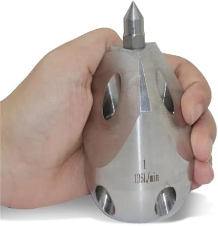 Rotating Water Spray 1 Pcs High-Pressure Stainless Steel Puncture Nozzle Cleaning and Dredging Vehicle Specific Universal Rotary Ceramic Nozzl - Image 6