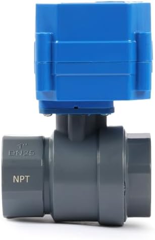 U.S. Solid 1 in UPVC Motorized Ball Valve, AC 110 V, 2-Wire Auto Return, Normally Closed, Standard Port 20 mm Bore, IP65 - Image 4