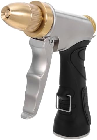 High Pressure Water Hose Spray Nozzle 3/4 Inch Thread Adjustable by TOVINANNA