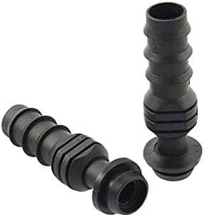 Garden Plumbing Adapter DN20 to DN16 Pipe Barb Straight Through Two-Way Connector 17mm Sealing Ring Drip Irrigation Tool Hose Connector Plumbing Pipe Fittings (Color : Black) - Image 2